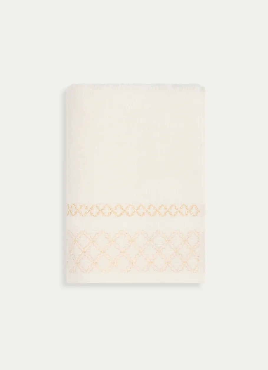 Bouchara Linge De Bain Uni^SERVIETTE DE TOILETTE BORDURE JACQUARD SHEHERAZADE