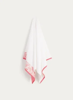 Bouchara Linge De Bain Fantaisie^SERVIETTE DE TOILETTE EN JACQUARD MOTIF FLORAL