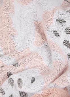 Bouchara Linge De Bain Fantaisie^SERVIETTE DE TOILETTE JACQUARD MOTIF FLORAL