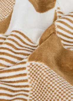 Bouchara Linge De Bain Fantaisie^SERVIETTE DE TOILETTE JACQUARD MOTIF GÉOMÉTRIQUE