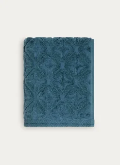 Bouchara Linge De Bain Uni^SERVIETTE DE TOILETTE JULIAN À MOTIF GÉOMÉTRIQUE