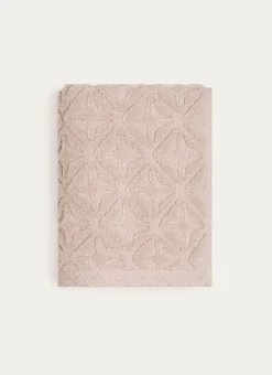 Bouchara Linge De Bain Uni^SERVIETTE DE TOILETTE JULIAN À MOTIF GÉOMÉTRIQUE