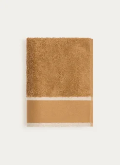 Bouchara Linge De Bain Uni^SERVIETTE DE TOILETTE UNIE À LARGE BORDURE ARTHUR