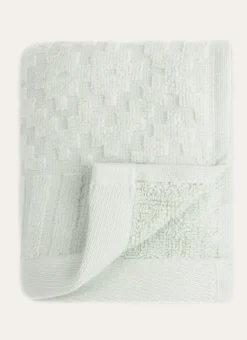 Bouchara Linge De Bain Uni^SERVIETTE INVITÉ EN JACQUARD