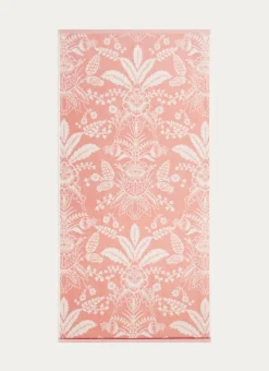 Bouchara Linge De Bain Fantaisie^SERVIETTE INVITÉ JADE À GRANDS MOTIFS FLORAUX