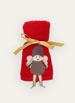 Bouchara Linge De Bain Fantaisie^SERVIETTE INVITÉ PERSONNAGE DE NOËL