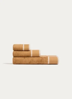 Bouchara Linge De Bain Uni^SERVIETTE INVITÉ UNIE À LARGE BORDURE ARTHUR