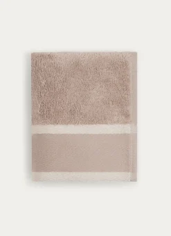 Bouchara Linge De Bain Uni^SERVIETTE INVITÉ UNIE À LARGE BORDURE ARTHUR