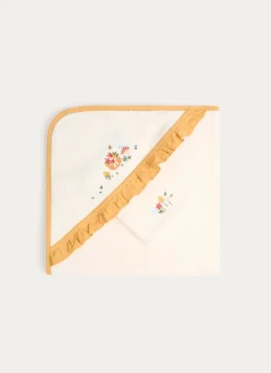 Enfant Bouchara Linge De Bain^SET CAPE DE BAIN ET GANT DE TOILETTE EGLANTINE