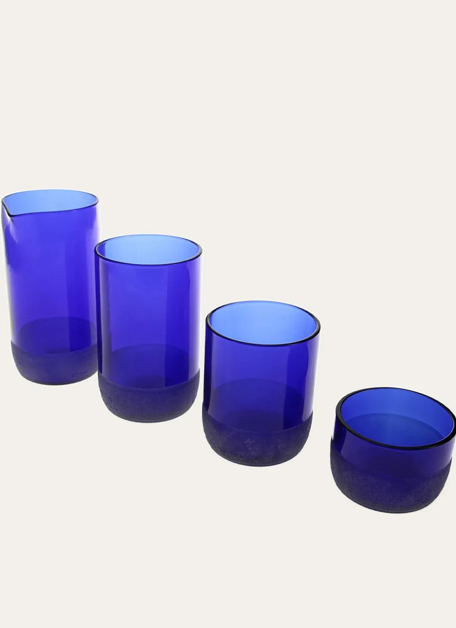 Bouchara Verre, Théière, Carafe^SET DE 3 VERRINES