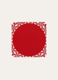 Bouchara Set De Table|Table De Noël^SET DE TABLE EN FEUTRINE DÉCOR CRISTAUX DÉCOUPÉS