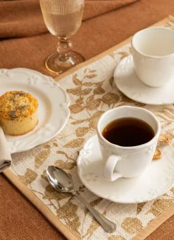 Bouchara Set De Table^SET DE TABLE FEUILLES AQUARELLÉES