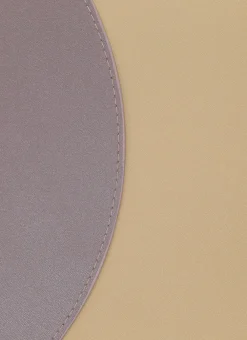 Bouchara Set De Table^SET DE TABLE ROND FAUX CUIR