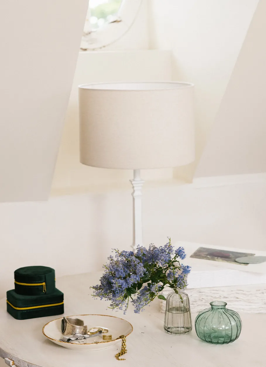 Bouchara Vase, Cache-Pot^SOLIFLORE EN VERRE STRIÉ COLORÉ ARRONDI