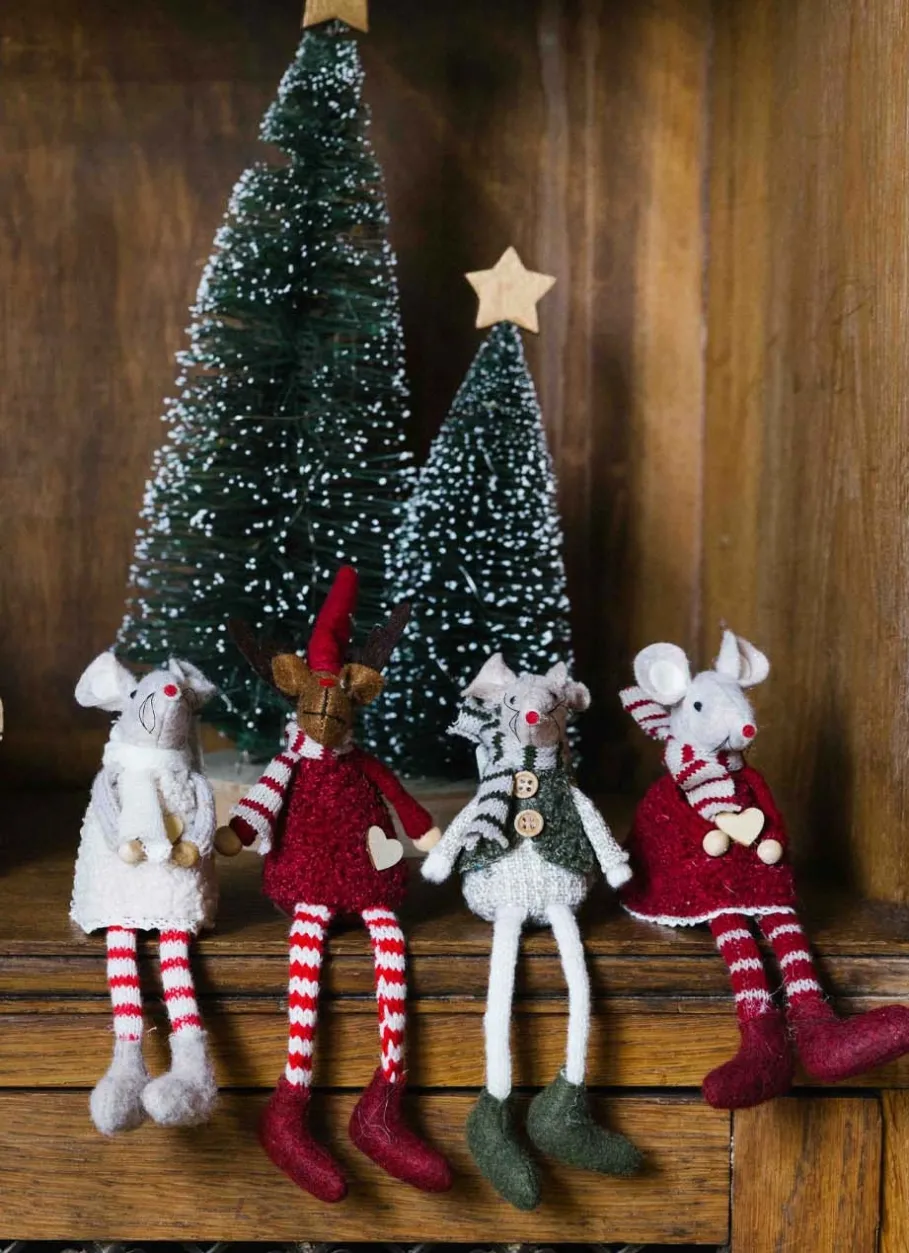 Bouchara Décoration De Noël^SOURIS DE NOËL DÉCORATIVE (COLORIS ALÉATOIRE)