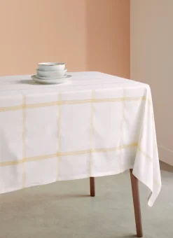 Bouchara Nappe^SURNAPPE EN COTON TISSÉ SCINTILLANT