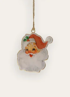 Bouchara Décoration De Noël^SUSPENSION TÊTE DE PÈRE NOËL EN MÉTAL