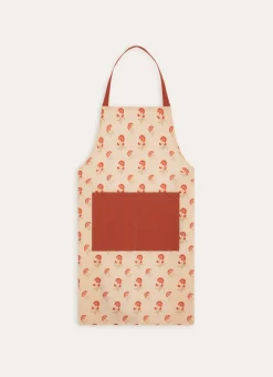 Bouchara Tablier, Manique, Gant^TABLIER EN COTON IMPRIMÉ À MOTIF DE FLEURS