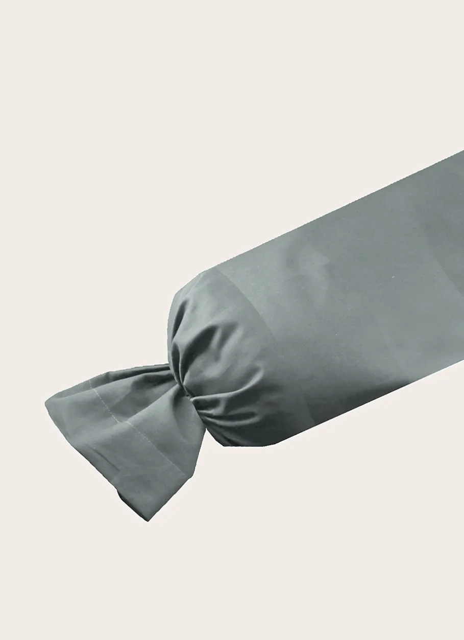 Bouchara Taie Unie^TAIE DE TRAVERSIN EN SATIN DE COTON JACQUARD RAYÉ