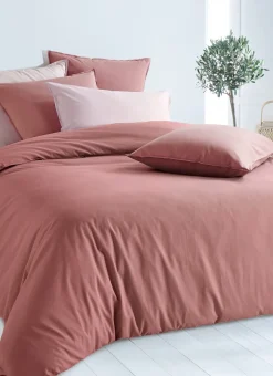 Bouchara Taie Unie^TAIE D'OREILLER UNIE EN COTON LAVÉ BIO