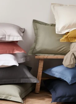 Bouchara Taie Unie^TAIE D'OREILLER UNIE EN COTON