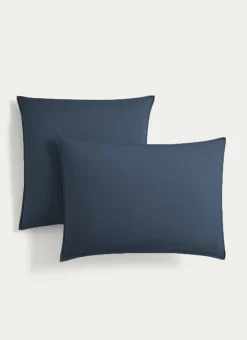 Bouchara Taie Unie^TAIE D'OREILLER UNIE EN COTON LAVÉ BIO