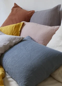 Bouchara Taie Unie^TAIE D'OREILLER UNIE EN LIN LAVÉ 165GR