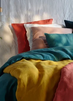 Bouchara Taie Unie^TAIE D'OREILLER UNIE EN LIN LAVÉ 165GR