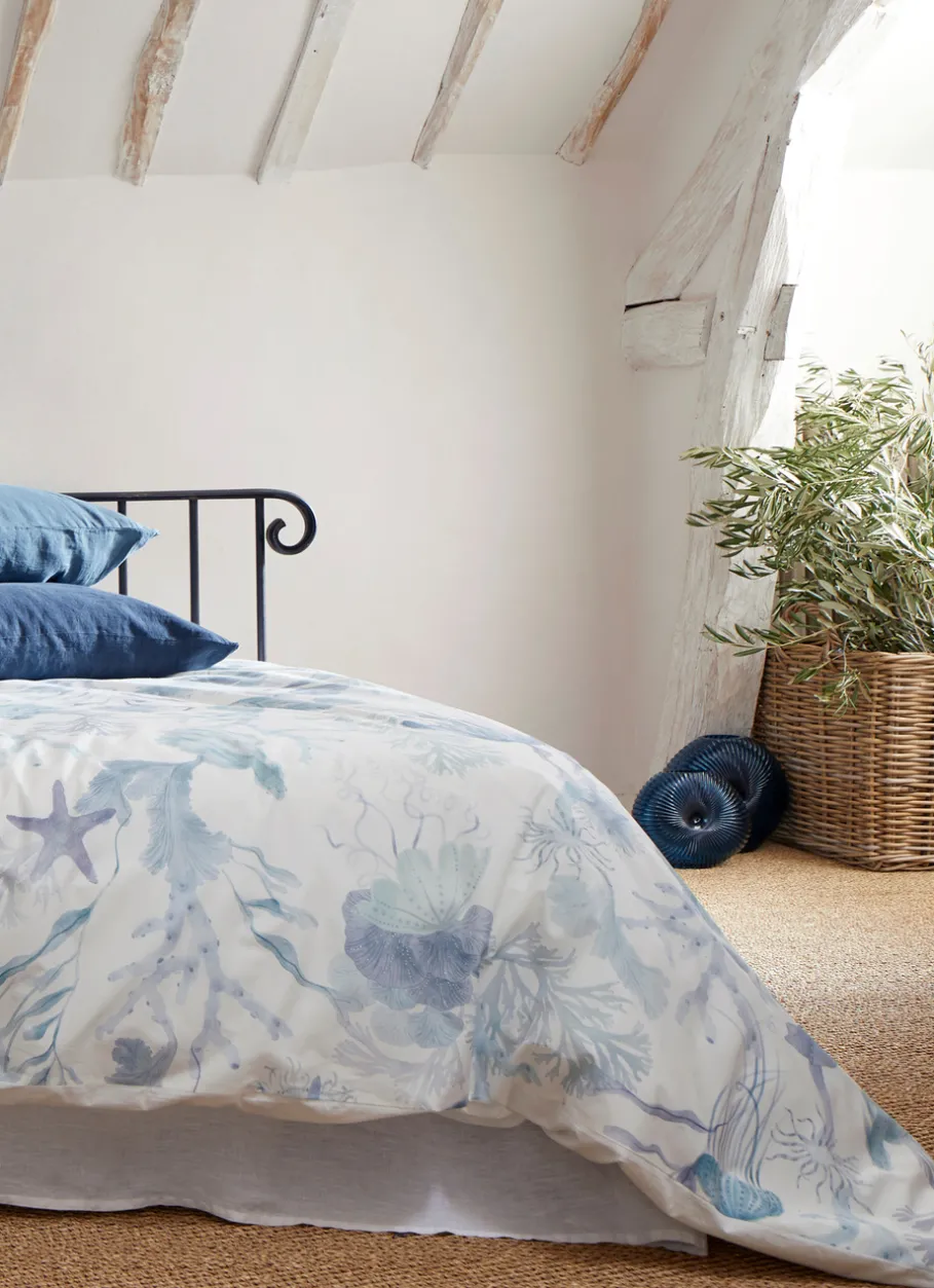 Bouchara Taie Unie^TAIE D'OREILLER UNIE EN LIN LAVÉ 165GR