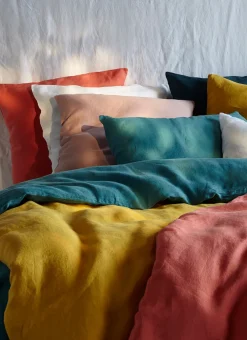 Bouchara Taie Unie^TAIE D'OREILLER UNIE EN LIN LAVÉ 165GR