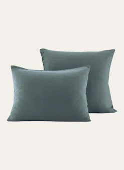 Bouchara Taie Unie^TAIE D'OREILLER UNIE EN LIN LAVÉ 165GR