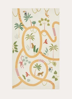 Enfant Bouchara Decoration, Rangement^TAPIS EN COTON IMPRIMÉ CIRCUIT DANS LA JUNGLE
