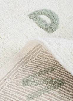 Enfant Bouchara Decoration, Rangement^TAPIS ROND EN COTON TUFTÉ LETTRES DE L'ALPHABET