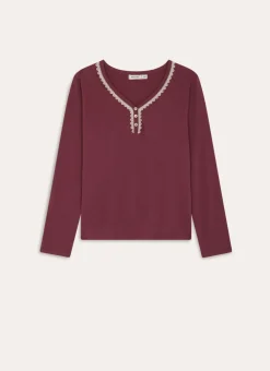 Bouchara Pyjama, Chemise De Nuit^TEE SHIRT AVEC DENTELLE CAMA