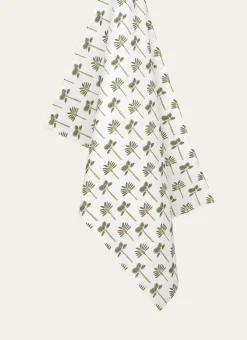 Bouchara Torchon, Essuie-Mains^TORCHON EN COTON IMPRIMÉ MINI PALMIERS