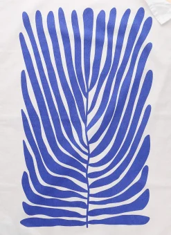 Bouchara Torchon, Essuie-Mains^TORCHON EN COTON IMPRIMÉ VÉGÉTAL COBL