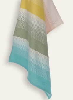 Bouchara Torchon, Essuie-Mains^TORCHON TISSÉ FIL TEINT RAYÉ