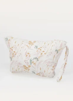 Bouchara Homewear, Accessoire^TROUSSE EN GAZE DE COTON À MOTIFS FLORAUX