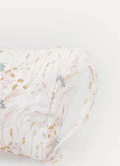 Bouchara Homewear, Accessoire^TROUSSE EN GAZE DE COTON À MOTIFS FLORAUX