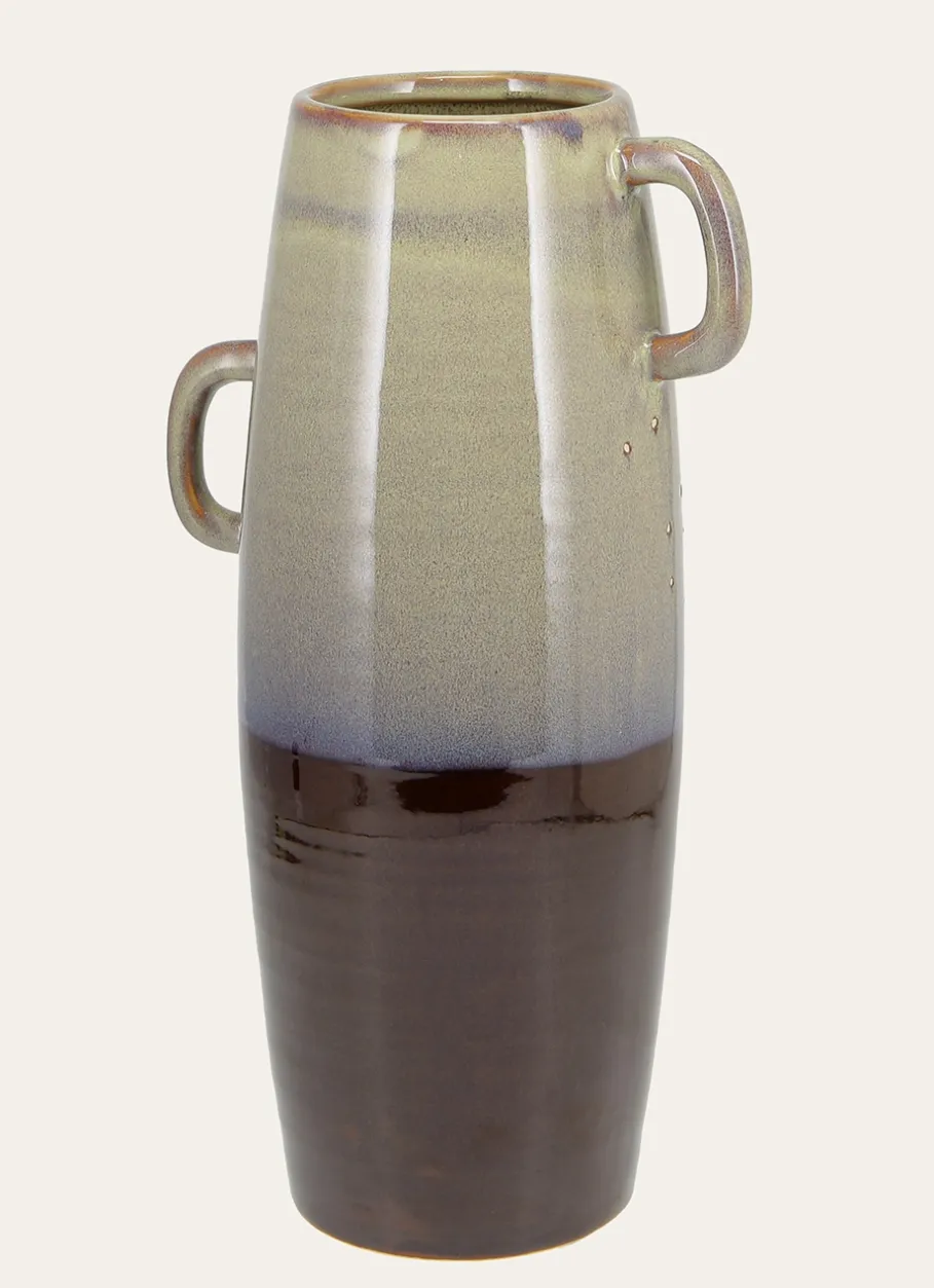 Bouchara Vase, Cache-Pot^VASE AMPHORE BICOLORE