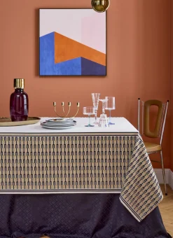 Bouchara Vase, Cache-Pot^VASE COLORÉ DORÉ