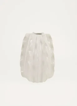 Bouchara Vase, Cache-Pot^VASE EN CÉRAMIQUE SCULTÉE