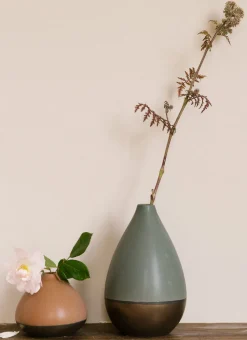 Bouchara Vase, Cache-Pot^VASE EN GRÈS FORME MENHIR