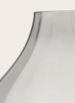 Bouchara Vase, Cache-Pot^VASE EN VERRE BOMBÉ