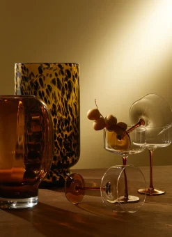 Bouchara Verre, Théière, Carafe^VERRE À EAU SUR PIED ALVIN