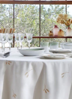 Bouchara Verre, Théière, Carafe^VERRE A PIED EN CRISTALLIN SERIGRAPHIE