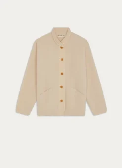 Bouchara Peignoir^VESTE BOUTONNÉE SHERPA ET VELOURS CALOU