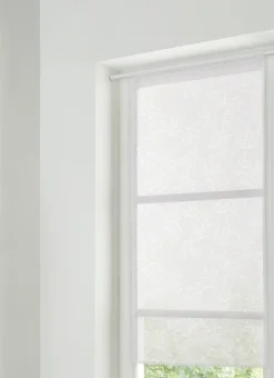 Bouchara Vitrage, Store^VITRAGE DÉVORÉ IMPRIMÉ FLORAL L90 X H180 CM