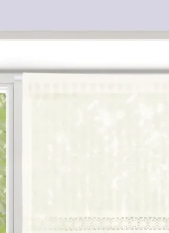 Bouchara Vitrage, Store^VITRAGE AJOURÉ ET BRODÉ 60 X 90 CM