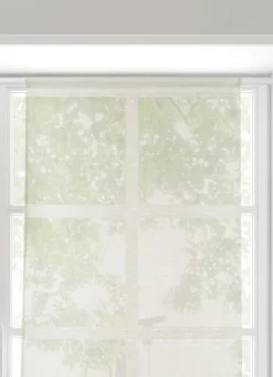 Bouchara Vitrage, Store^VITRAGE RAYURES HORIZONTALES EN RELIEF 60 X 120CM